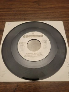 Columbia Records Promo Johnny Mathis "Love Won't Let Me Wait" w/Deniece Williams - Picture 1 of 2