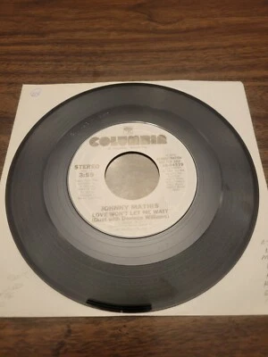 Columbia Records Promo Johnny Mathis "Love Won't Let Me Wait" w/Deniece Williams - Image 1 of 2