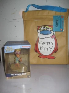 Ren And Stimpy Vacation Ren Vinyl Figure Nick Box  2020 + Stimpy lunch bag NEW - Picture 1 of 8