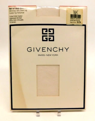 NOS 1988 Givenchy 157 Body Gleamers Size C Blush Control Top Pantyhose Sealed - Image 1 of 4