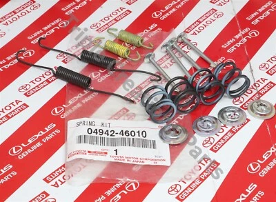Toyota Genuine 04942-46010 Spring Kit Rear Brake 0494246010 US Stock OEM - Image 1 of 4