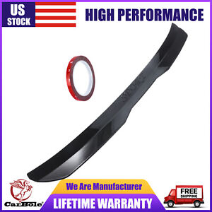 New Universal Rear Roof Lip Spoiler Wing ABS Decoration Strip for Hatchback Car