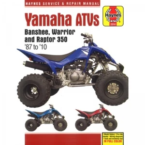 Yamaha Banshee Warrior Raptor 350 ATV (1987-2010) Quad Reparaturhandbuch Haynes - Bild 1 von 4
