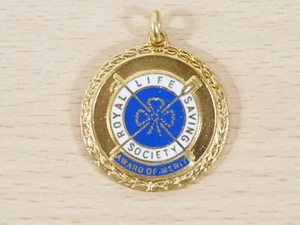 ROYAL LIFE SAVING SOCIETY Award of Merit Medallion Awarded to A. N. Smith 1964 - Foto 1 di 4