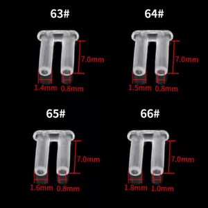 Enchufe de plástico sin montura Anteojos Hebilla Marco Gafas Equipo Accesorios NUEVO - Imagen 1 de 12