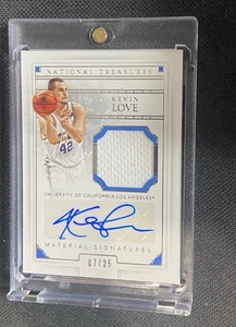 2016 National Treasures Collegiate Kevin Love Patch Auto Autograph #/25 RARE - Picture 1 of 2