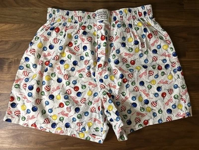 Antigo AMERICAN EAGLE AE Boxer Tamanho M Enfeites Bolas de Natal Mantenha-os Limpos - Imagem 1 de 4