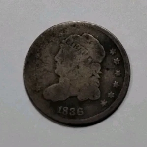 1836 Capped Bust Half Dime - Picture 1 of 6