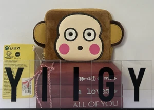 🐼💦 Loungefly 🐼💦 Sanrio Monkichi Cosplay Card Wallet Monkey Banana🐼 D39 - Picture 1 of 14