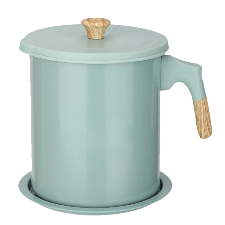  Oil Filter for Kitchen Stainless Steel Strainer Pot Grease Container - Image 1 of 4