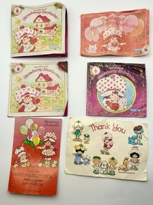 Mini folleto insertado Strawberry Shortcake, postales, lote de solicitud de amistad - Imagen 1 de 2