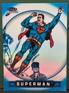 2025 Fleer Brilliants Superman #40 Superman Clark Kent Blue Foil - Picture 1 of 2