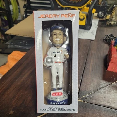 2025 Houston Astros Jeremy Pena HEB "City Connect" Moonlander Bobblehead 2025 - Image 1 of 4