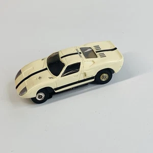Vintage Aurora TJet 1/32 Scale Slot Car Ford GT40 in White - Picture 1 of 13
