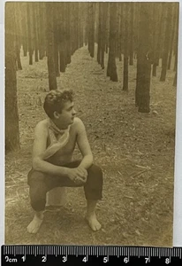 Shirtless Guys Bulge Muscle Affectionate Men Gay Int Old Photo #4867 - Picture 1 of 3