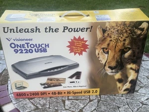 Visioneer OneTouch 9220 High Speed USB 2.0 FlatBed Skaner Nowy w otwartym pudełku - Zdjęcie 1 z 8