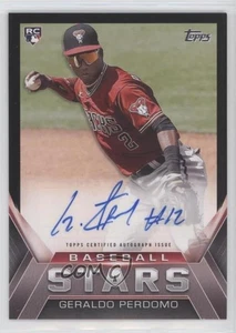 Aggiornamento Topps 2021 Baseball Stars Nero /199 Geraldo Perdomo Rookie Auto RC - Foto 1 di 3