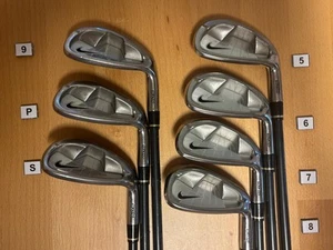 Nike NDS Iron Set 7pcs 4-PW Fujikura Graphite Flex Stiff 1day shipping - Picture 1 of 19