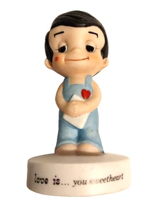 Love Is... You Sweetheart Schmid By Kim Casali Hand Painted Porcelain  1970 - Picture 1 of 8
