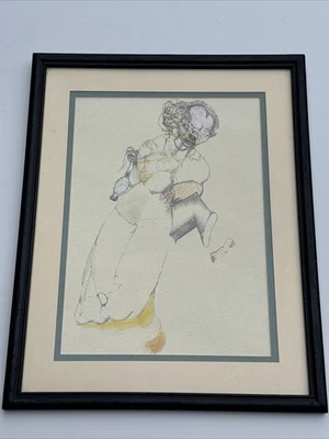 PINTURA MODERNISTA AFROAMERICANA DIBUJO MUSEO COLECCIÓN MODERNISMO MISTERIO Foto 1 de 4