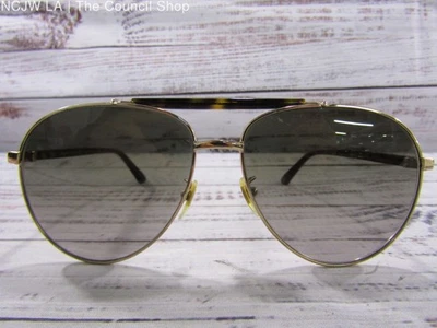 Gucci GG0014S Women's Gradient Brown Aviator Sunglasses Made in Italy - Image 1 of 4