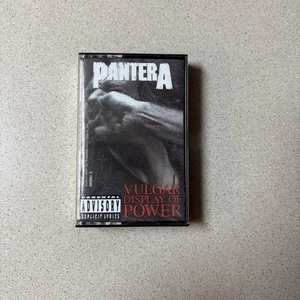 Pantera Vulgar Display Of Power Cassette Tape US 1992 Metal Explicit Tested - Picture 1 of 7