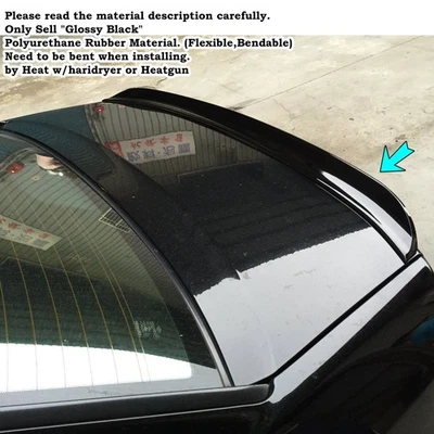 Alerón trasero negro brillante 284F para sedán Acura TSX CL9 2004~2008 Foto 1 de 4