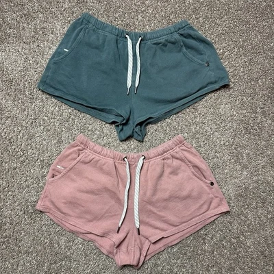 Pantalones Cortos Vuori Sunnyside Sudor Terry Algodón Causual Salón Gimnasio Talla XXS Foto 1 de 4