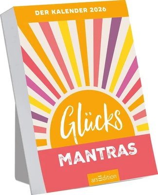 ARSEDITION GMBH Abreißkalender Glücksmantras 2026 | Kalender | 640 S. | Deutsch | 2026