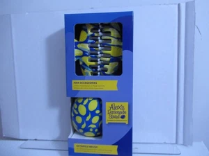 Alex's Lemonade Stand Hair Accessory Detangler Brush Kit New Banana Clips - Picture 1 of 3