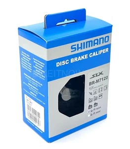 Shimano SLX BR-M7120 4-Piston Disc Brake Caliper + N03A Resin Fin Pad, ICE Tech - Picture 1 of 5