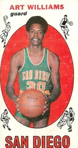 1969-70 Topps Basketball Tall Boy #96 ART WILLIAMS San Diego Rockets (A) - Picture 1 of 2
