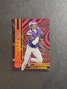 2023 Panini Illusions Justin Jefferson #11 Amazing Red Parallel /75 - Picture 1 of 2