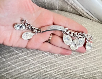dior crystal 5" piece for belt, bracelet, necklace - Image 1 of 4