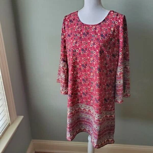 Skies are Blue Damen Boho Blumen Etuikleid Größe M - Bild 1 von 11