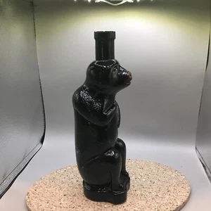 Vintage Bear Smirnoff Glass Bottle - Picture 1 of 6