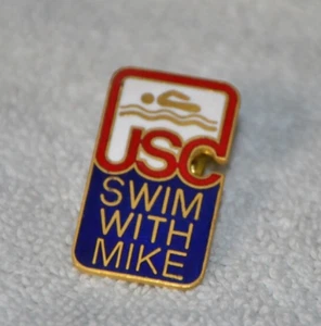 Vintage USC SWIM with Mike Hat Pin - Picture 1 of 2