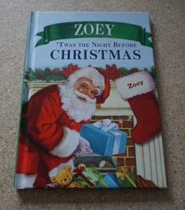 ‘Twas The Night Before Christmas Personalized Custom Book For Name ZOEY - Picture 1 of 2