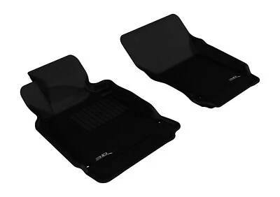 All Weather KAGU Floor Mat Fits 11-19 Infiniti M37 Q70 Q70L Black Front Kagu - Image 1 of 4