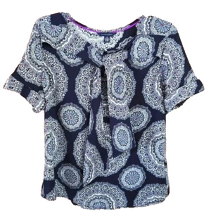 Tommy Hilfiger Women's Paisley Blouse Size Large** - Picture 1 of 5