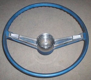1962 62 Chevrolet Bel Air Biscayne Steering Wheel w/ Horn Bar & Button Used Core - Picture 1 of 11