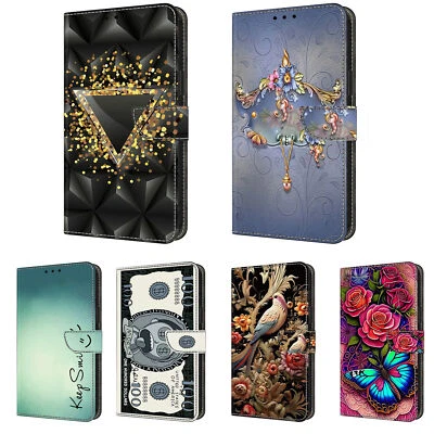 Luxury Printed Wallet Phone Case for Samsung A32 A34 A15 A24 A31 A22 Note 20 10 - Image 1 of 4
