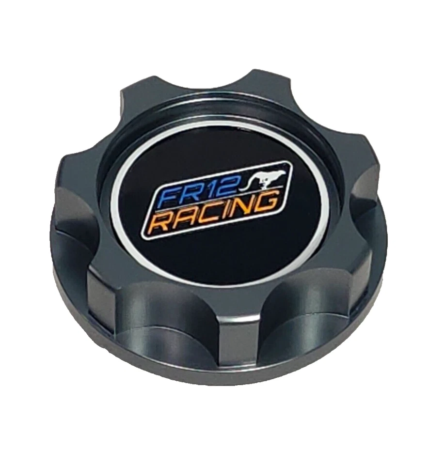 GUNMETAL FR12 RACING BILLET RACING MOTOR TAPA DE LLENADO DE ACEITE PARA YARIS VIOS SCION Foto 1 de 4