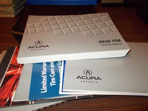 2010 Acura TSX Owner's Manual Kit with Pouch and more !! - Bild 1 von 1