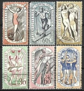 CZECHOSLOVAKIA 1960 SPARTACIST GAMES SETS USED - Picture 1 of 1