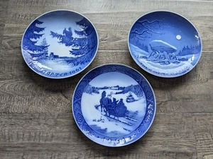 1961 & '62 B&G BING & GRONDAHL & 1964 Royal Copenhagen Christmas Plates Denmark - Picture 1 of 12