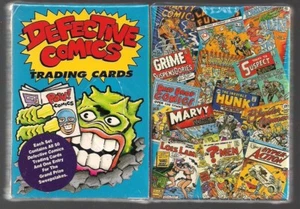 DEFECTIVE COMICS PARODY ACTIVE 1993 COMPLETE 50 CARD FACTORY BOX SET SEALED NEW - Picture 1 of 2