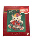 Hershey's HOLIDAY KISSES  Carlton Cards 2001 Chocolate Heart Bear Ornament