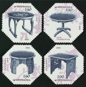 SOUTH KOREA 2003 Tables, Hexagonal shaped Mint NH (LotG640) - Picture 1 of 1