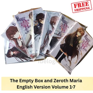 La Caja Vacía y Zeroth María Novela Luz Versión Inglés Volumen 1-7 Juego Completo - Imagen 1 de 9